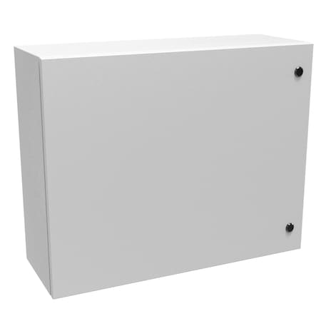 Hammond Slotted 1/4 Turn Latch Electrical Enclosures, 24 in H, 10 in D, 30 in W, NEMA 4, Steel EN4SD243010LG